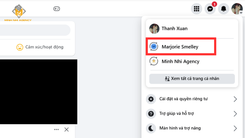 Chọn Fanpage bạn muốn vô hiệu hoá