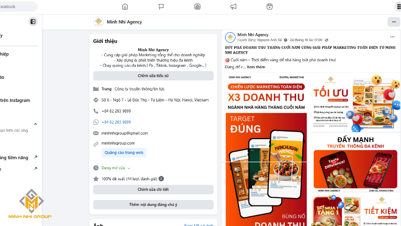 Minh Nhi Agency - Dịch vụ Marketing tổng quát cho chủ doanh nghiệp F&B