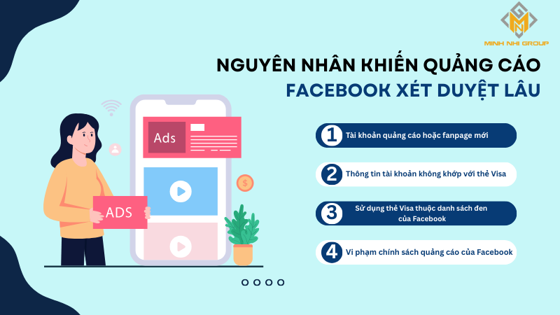 Nguyên nhân khiến quảng cáo Facebook xét duyệt lâu