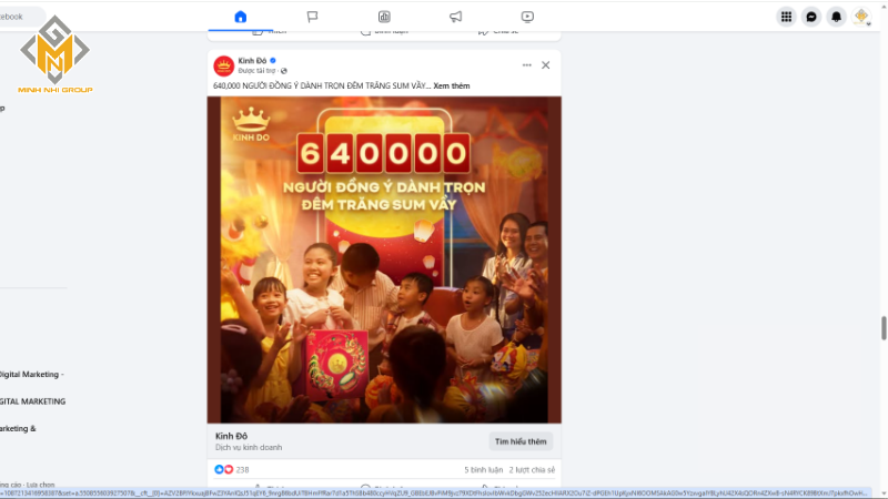 Quảng cáo Facebook hình ảnh