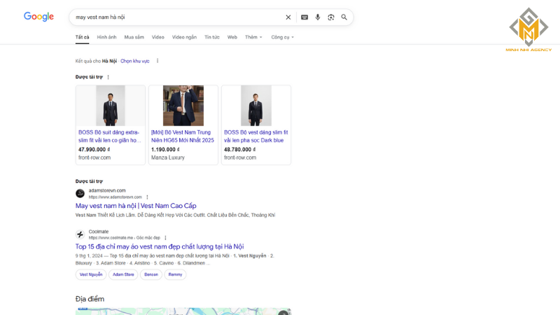Quảng cáo Google ngành thời trang