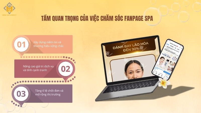 Tầm quan trong của việc chăm sóc fanpage spa